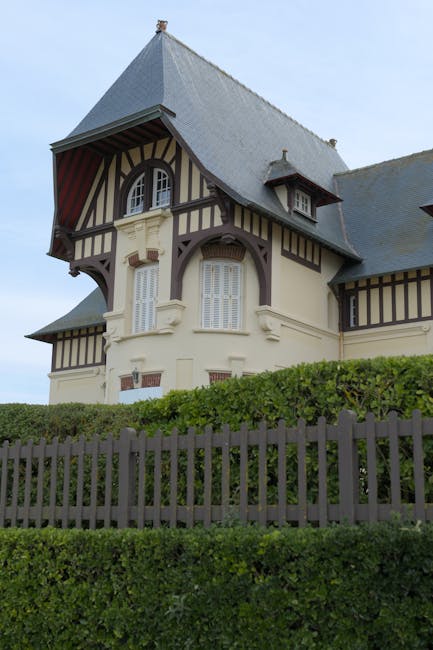 Villa normande à colombages à Cabourg en Normandie