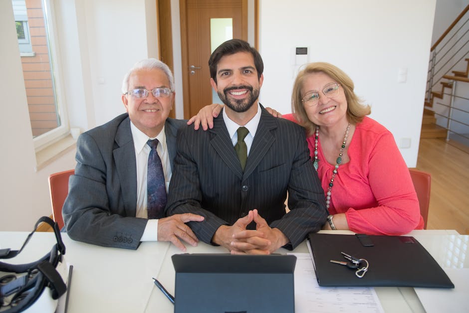 L'equipe de l'agence immobiliere en reunion